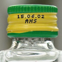 Beschriftung bzw. Kennzeichnung von Getränkflaschen